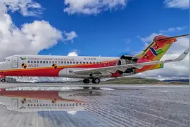 ARJ21飞机完成高高原试飞图片