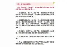 快看！2020年西宁市城区初中学业水平考试招生政策图片