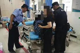 孕妇腹痛难忍求助，巡逻民警紧急护送就医图片