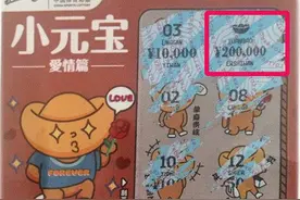 “小元宝”秒变“金元宝”山东购彩者喜中顶呱刮20万元大奖图片