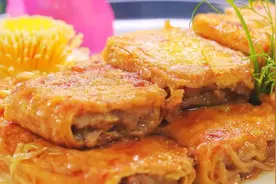 「养生厨房」今日菜谱《锅塌千张肉卷》图片