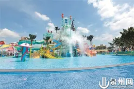 昔日的泉州游乐园变身 金银岛水上乐园开门迎客图片