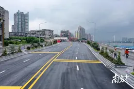 广州海珠环岛路海珠涌大桥建成通车图片