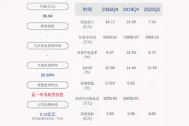 下滑！电工合金：2020年半年度净利润约4958万元，同比下降37.45%图片