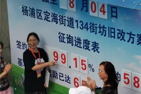 99.15%！定海134街坊“二次征询”首日即高比例生效，杨浦区已完成90%旧改年度目标图片