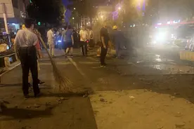 合肥徽州大道与九华山路传巨响后续：施工中发生意外 造成一死两伤图片