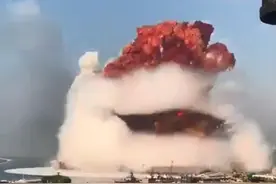黎巴嫩爆炸后，美大使馆发安全警报，要求戴口罩防毒气图片