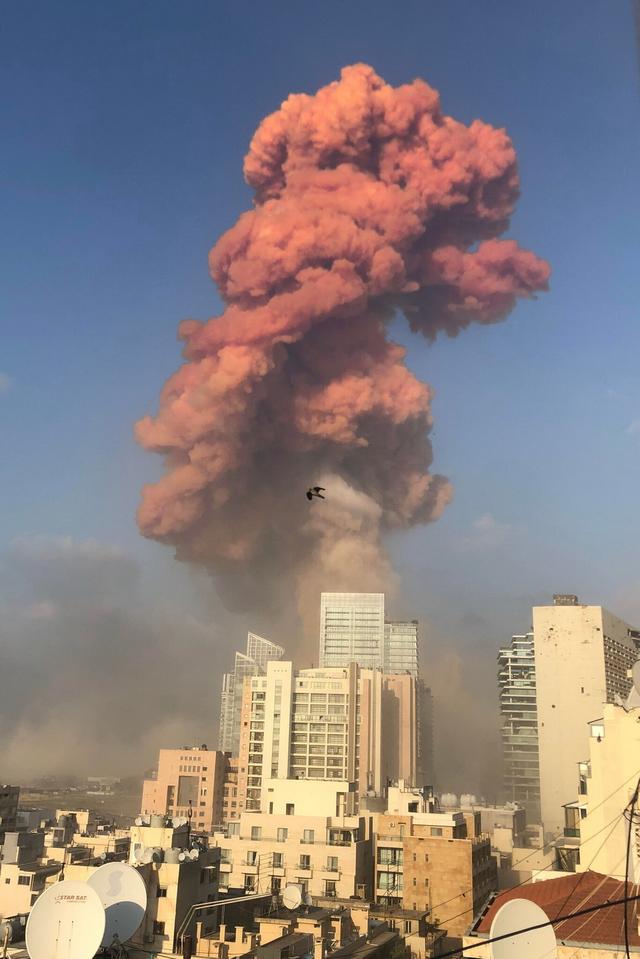 多图直击｜贝鲁特致命爆炸后的自救与危机