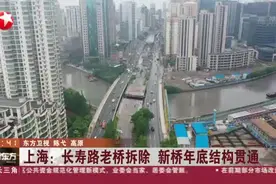 上海：长寿路老桥拆除  新桥年底结构贯通视频封面