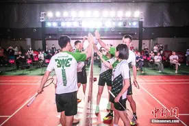 2020道达尔李宁李永波杯3V3羽毛球赛在京启动图片