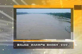 新华纵横｜黄河山东段：防汛形势严峻 需协同筑牢“安全坝”（成品）图片