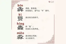 涨知识 加强版“三叠字”，你会念吗？图片