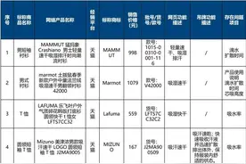 40件吸湿速干衣测评：猛犸象、亚瑟士等样品不合格图片