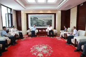 甘肃省检察院党组书记、检察长朱玉会见中国电信甘肃分公司党委书记、总经理秦学寿一行图片