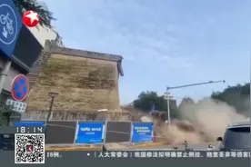 陕西西安：明秦王府遗址一处城墙倒塌  文物本体未受到损坏视频封面