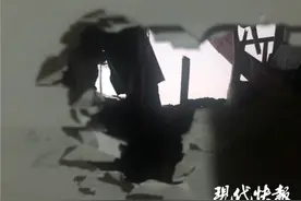 击穿屋顶、击飞开关，扬州高邮居民房屋遭雷击图片
