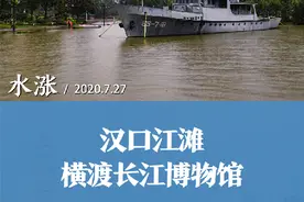 7组对比组照，看长江武汉段水涨水落图片