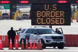 加拿大因疫情不欢迎美国游客：美牌照汽车频遭破坏图片