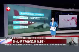 骤降近6000米？  深航一客机遇紧急情况返航：什么是7700紧急代码？视频封面