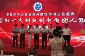 合肥龙翔教育集团董事长毛成红荣膺“安徽十大创业创新新锐人物”图片