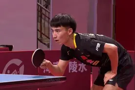 河南一对表兄弟同台竞技奥运模拟赛，弟弟赢了，还曾赢过张本智和图片