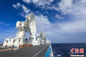 累计作业58天 远望5号船结束天问一号海上测控任务凯旋图片
