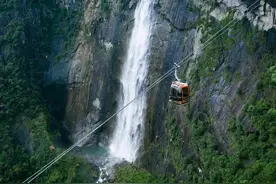 华东最长观光索道落户福建德化石牛山景区图片