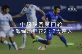 视频丨中超：上海绿地申花战平大连人视频封面