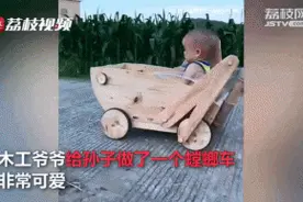 好拉风！龙岩一爷爷为孙子做螳螂车图片