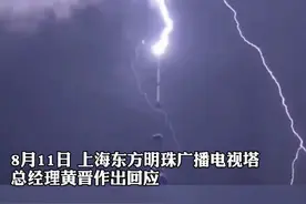 东方明珠被闪电击中？官方回应：确实被击中，但有避雷，塔无恙图片