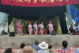 舞钢市尚店镇：乡村舞台唱大戏 弘扬时代新风尚图片