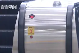 熊孩子好奇猛按扶梯紧急按钮 一转身被保安逮个正着图片