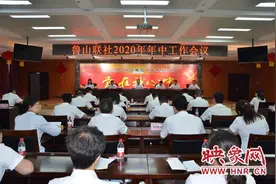 鲁山联社召开2020年年中工作会议图片