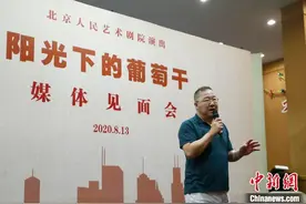 英达回归北京人艺执导母亲译作《阳光下的葡萄干》图片