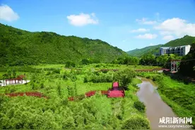 美丽的马栏河湿地公园图片