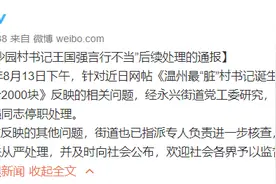 温州一村书记满口脏话，打证明先给2000块？官方最新通报：停职图片