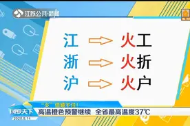 江浙沪包揽高温榜单！高温橙色预警继续，江苏全省最高温度37℃