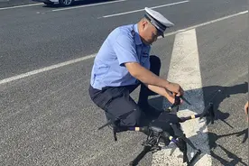 小心！济南交警部门无人机在盯着你图片