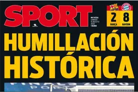 2-8惨败！每日体育报头版：历史性耻辱图片