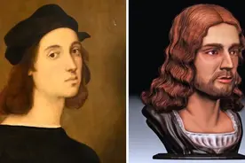 还原拉斐尔容貌：真实的他是否如画像一样清新帅气？图片