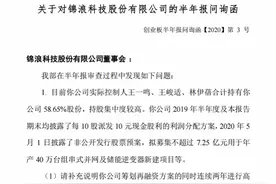 高分红是否向主要股东输送利益？被深交所问询后，锦浪科技跌停图片