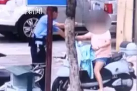 女子遛狗不牵绳……不但不听劝阻，还直接放狗咬人图片