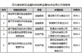 雄安监管沙盒项目出炉：征迁安置资金管理区块链信息系统在列图片