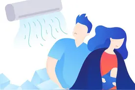 高温天里，这个“杀手”有点冷！浙江男子在办公室被吹哭了图片