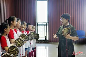 山东胶州：暑假学非遗图片