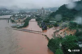 四川启动I级防汛应急响应！青衣江雅安城区段已现百年一遇洪水图片