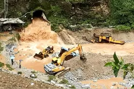 四川会理县一水电站坝体出现渗水 撤离上千人 险情已趋于好转图片