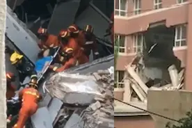 沈阳一小学卫生间改造时楼板坍塌，救援人员：2名老师疏散学生后自己被埋视频封面