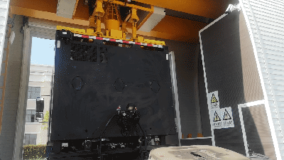 像电瓶车一样，重型卡车也能换电池！续航150公里图片