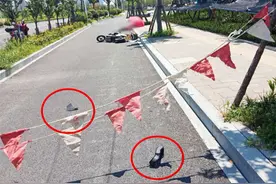 杭州骑电瓶车女子被工程警示绳割喉，责任如何认定？图片